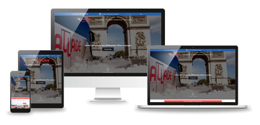 Site web pour agence de voyage Dordogne