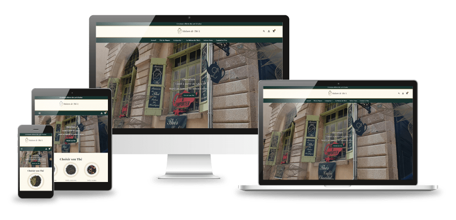 Création site internet salon de the Limoges